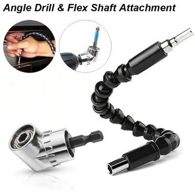 ** Winkelbohrer Aufsatz Flexibler Schaft Schraubendreher Adapter 1/4 Zoll Magnetisch He