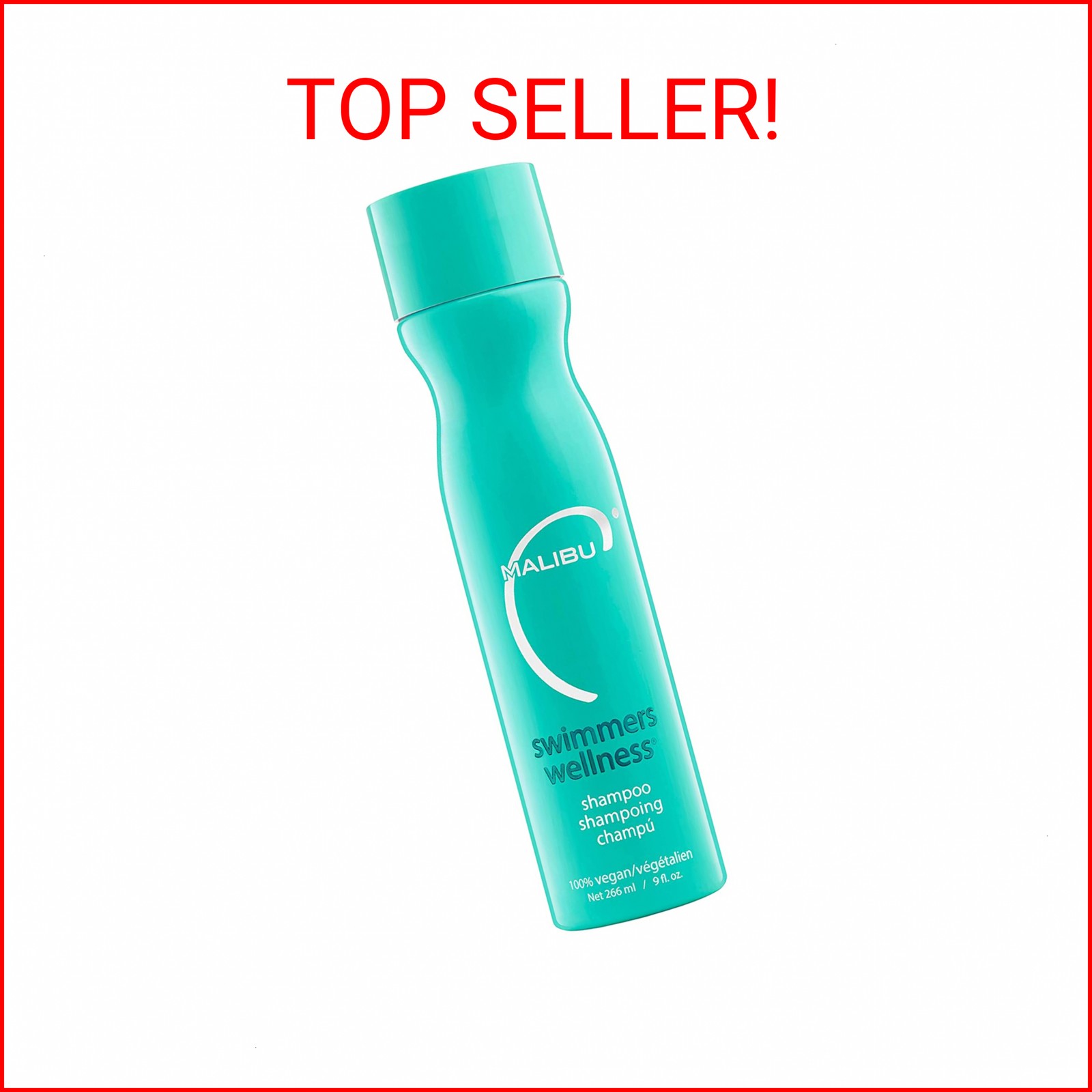 Champú de bienestar para nadadores Malibu C - Protege el cabello contra daños por cloro y com