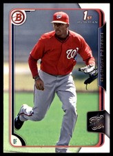 Rafael Bautista 2015 Bowman #BP42 Nationals MLB READ FREE SHIPPING AutographDen
