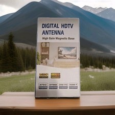 Upgraded TV Antenna Digital HD Antenna Indoor HDTV 1080P 4K Magnetic Base