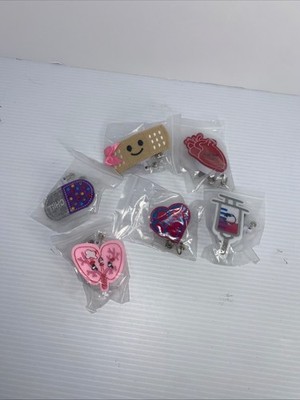 Medical Team themed Retractable Badge Holders Lot of 6