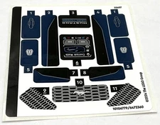 Lego New Sticker Sheet for Set 76920 Ford Mustang Dark Horse
