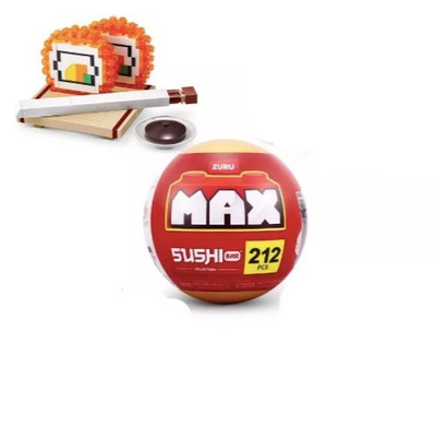 ZURU Max Sushi CALIFORNIA ROLL 212 Piece  Design Building Set 2025 NO Tariffs