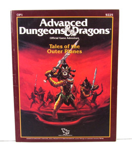 Dungeons and Dragons OP1 Tales of the Outer Planes 1988 TSR9225 1st Printing