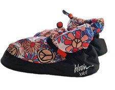 Bloch Irina And Max Adult Hippie Print Ankle Warm Up Booties For Dancers Size L