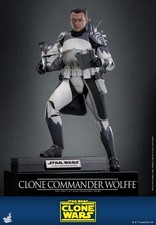 Clone Commander Wolffe Hot Toys 1/6 12" Fig Star Wars Clone Wars 914065 TMS141