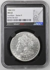 1886-S Morgan Silver Dollar NGC MS62 VaultBox Series 9 - Better Date $1