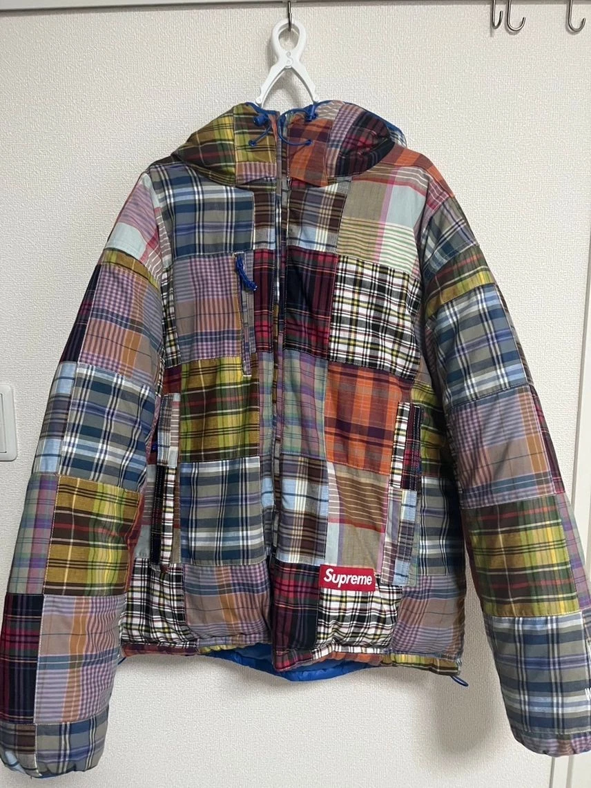 Veste matelassée coupe vent réversible Supreme Madras Multi