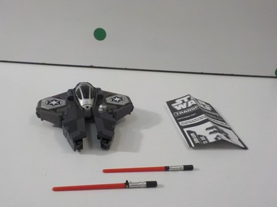 A814 Star Wars Transformers Darth Vader Sith Starfighter Figure