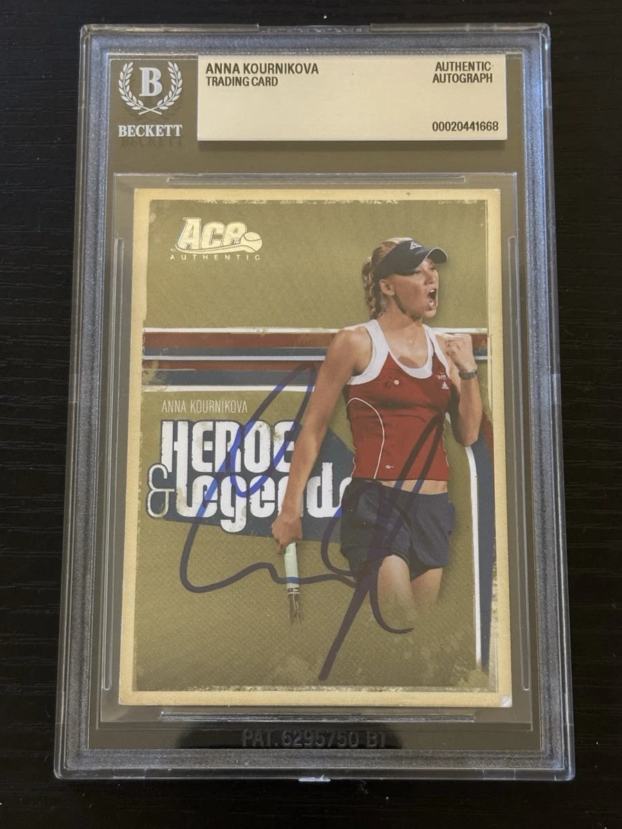 Tennis Ace Authentic Serial Numbered Sports Trading Cards