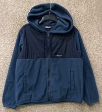 Patagonia Microdini Fleece Womens Medium Hoodie Jacket Full Zip Pockets 26270