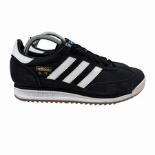 Adidas SL 72 RS Core Black Cloud White Blue Shoes JI1282 Men's Size's 8 - 9.5