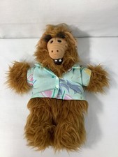 Vintage 11" Alf Plush Hand Puppet Hawaiian Shirt Burger King