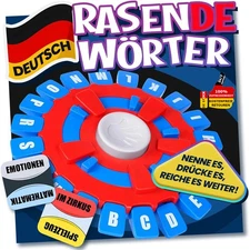 Das schnelle Denk und Buchstabenpressspiel Deutsch Karten Wortspiel Think Words