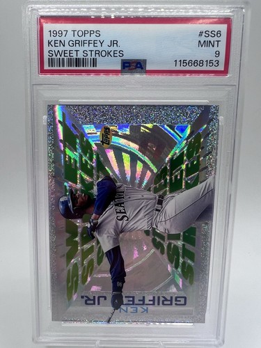 1997 Topps Ken Griffey Jr #SS6 Sweet Strokes PSA 9 MINT Pop 144 Only 40 Higher