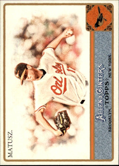 2011 Topps Allen and Ginter #317 Brian Matusz SP - BB