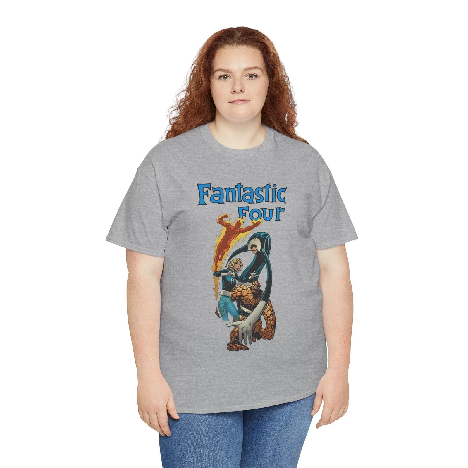 Fantastic Four T-Shirt - John Byrne Art - Thing, Reed Richards - Marvel Comics