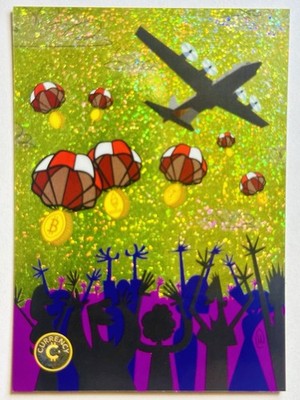 AIRDROP  #6  2025 Cardsmiths Currency Series 5 S5 CRYSTAL SPARKLE Holo