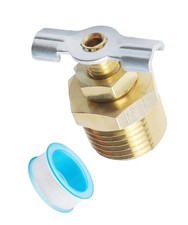 RV Water Heater Drain Plug,Car Accessories 1/2-Inch Brass RV Hot Water Heater Dr