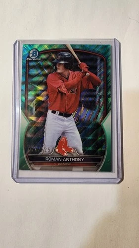 2023 Bowman Chrome Prospects Roman Anthony Aqua Shimmer Refractor /125 (RC)