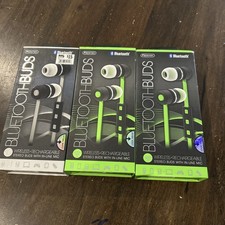 3x Sentry Bluetooth, Rechargeable, Ear Buds with Built In Microphone, BT150RD