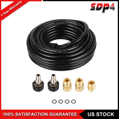 #ad High Pressure Washer Hose 50ft 3200 PSI M22 14MM Power Washer Extension Hose $40.49