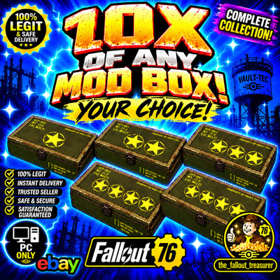 Fallout 76 PC   X10 Any Legendary Mod Box (Mix and Match)  