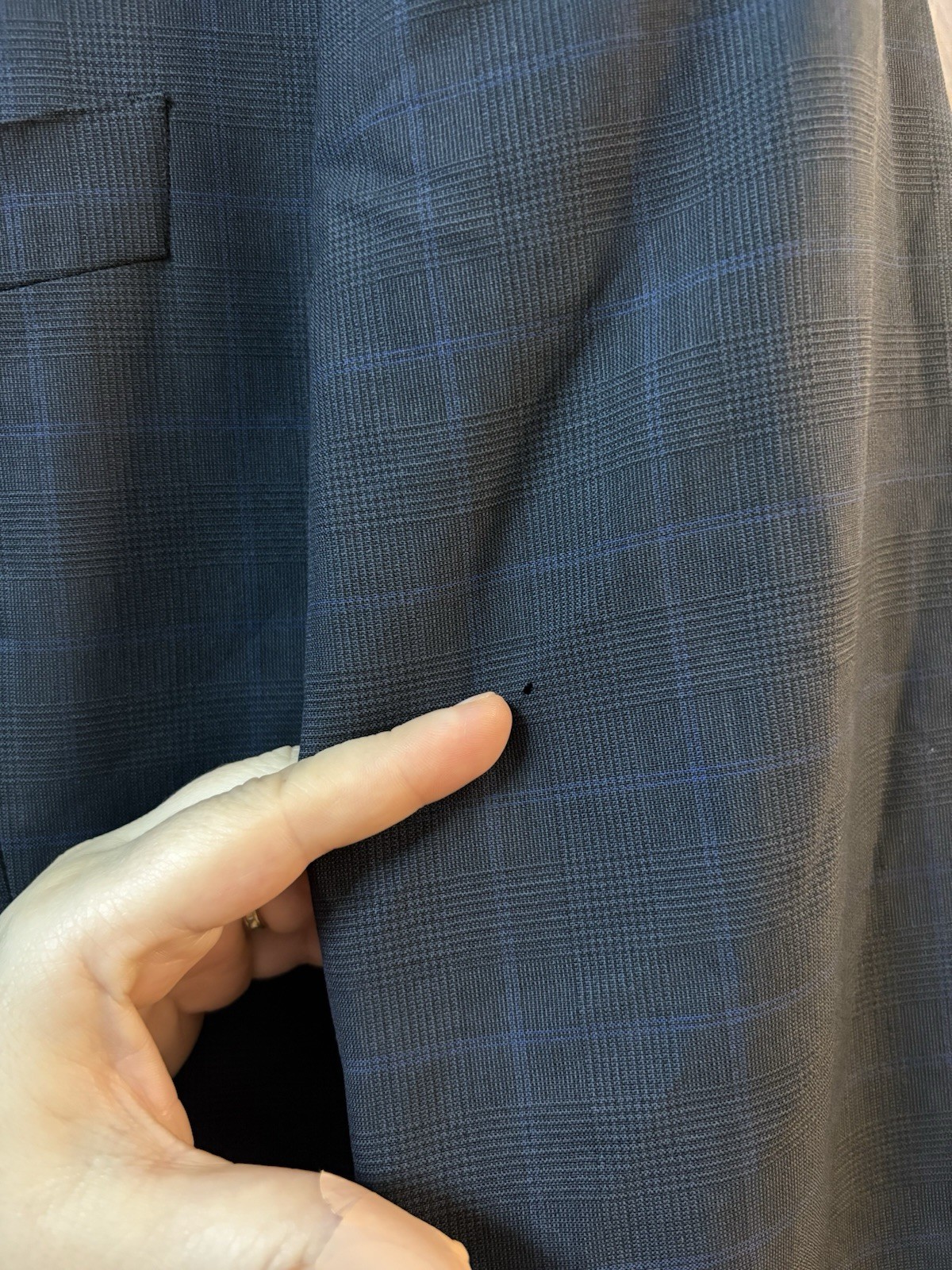 Burberry London Men's Suit Size 48 - 100% Virgin Wool - Blue - 2 Piece image 9