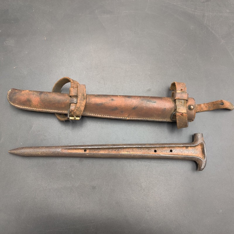US 1912 Cavalry Picket Pin and scabbard