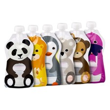 Reusable Baby Food Pouches for Toddlers Design Patented BPA Free, Food Sa...