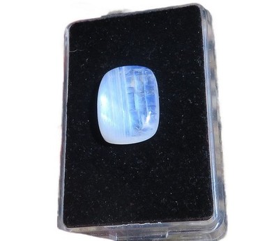 Mondstein blau - Blue Moonstone Cabochon 18,7x13,9 mm 14.5 ct. Nr. U35336