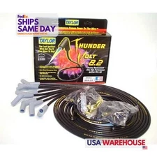 Taylor/Vertex TAY83053 Black 8.2 mm Spark Plug Wire Kit fits V8 Performance Part