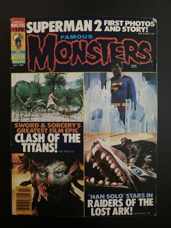 #175 Famous Monsters of Filmland (JULY 1981) Clash of the Titans / Raiders Cover