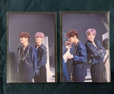 ASTRO Blue Flame Cha Eun Woo Moon Bin Raw Photo