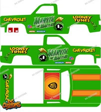 83 CHEVY SILVERADO (WHITE TONER) DECALS MARVIN THE MART1AN