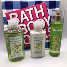 Bath  Body Works Island Margarita Body Care Set Wash Lotion and Mist