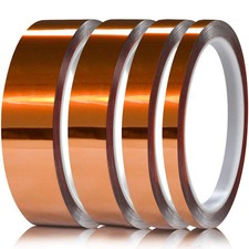 Heat Resistant Tape, Kapton Tape, Polyimide Film Tape for PCB Masking, Battery W