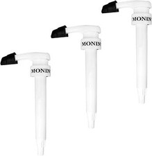 Monin - Syrup Pump, Exclusively for 1 Liter 33.8 fl oz Plastic Bottles Mess-