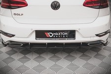 Heckansatz Diffusor passend für VW Golf R-Line Mk 7 FL schwarz matt