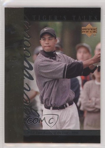 2001 Upper Deck Tiger's Tales Tiger Woods #TT14 Rookie RC