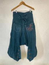 Vivienne Westwood Women Pants Size M /Big Orb Embroidery Sarouel Limited Edition