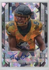 2021 Leaf Metal Draft Portrait Silver Crystals 49/50 Trey Lance #PA-TL2 Auto 3c2