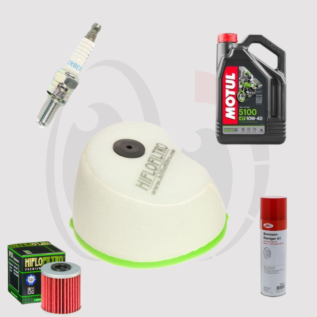 Huile MOTUL 5100 Kit Vidange Premium pour SUZUKI RM-Z 250 Cross