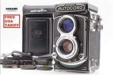 In Case Near MINT w/ Hood Minolta AUTO CORD Type III TLR Film Camera JAPAN