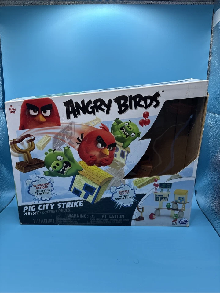 Angry Birds Pig City Strike Juego de Acción Spin Master Rovio Completo Foto 3 de 4