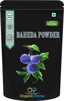 Organic Prime Pure Baheda Powder Terminalia Bellirica Hair & Respiratory Health