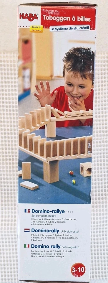 Haba Kugelbahn Wooden Domino Rally Ball Track Toy Set Made In Germany STEM - Image 4 of 4