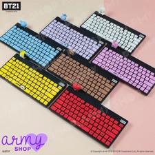 BT21 Wireless Keyboard Character Figure Royche BTS Official MD