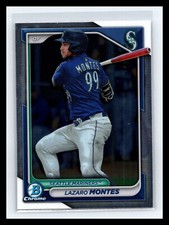 🔥 LAZARO MONTES 2024 BOWMAN CHROME PROSPECTS RC # 110