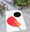 3D Red Semicircle ZHUA32 Game Non Slip Rug Mat Photo Carpet Boris Draschoff Zoe